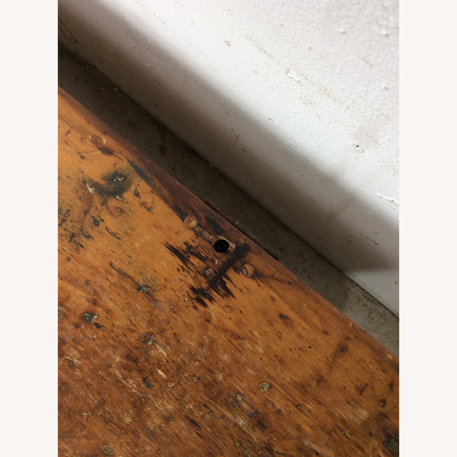 Antique Primitive Trunk with Dovetailed Joinery - image-17