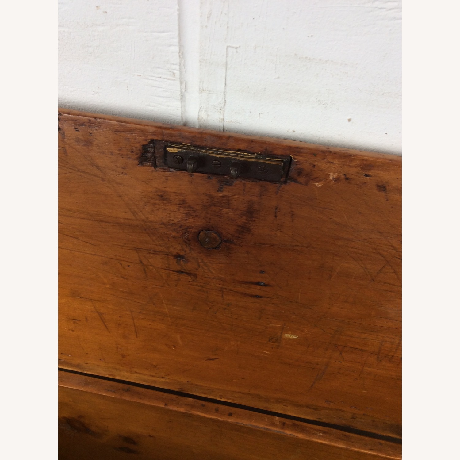 Antique Primitive Trunk with Dovetailed Joinery - image-19