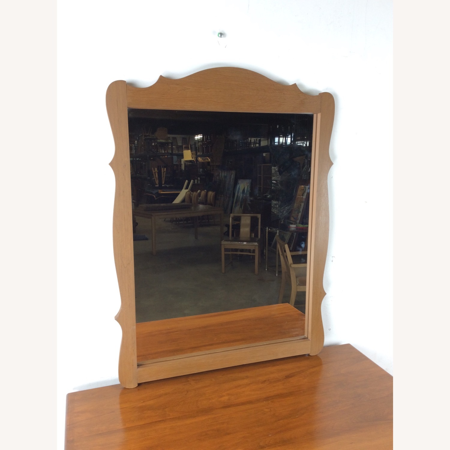 Maple Chest of Four Drawers with Mirror - image-24