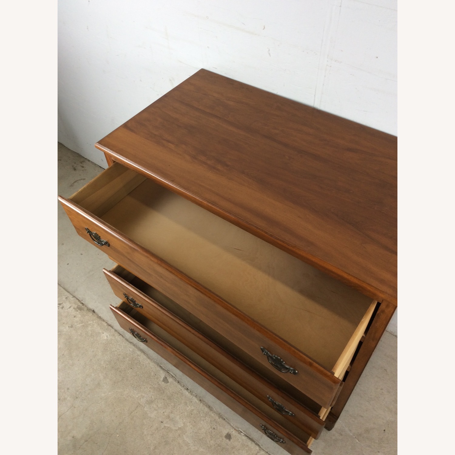 Maple Chest of Four Drawers with Mirror - image-18