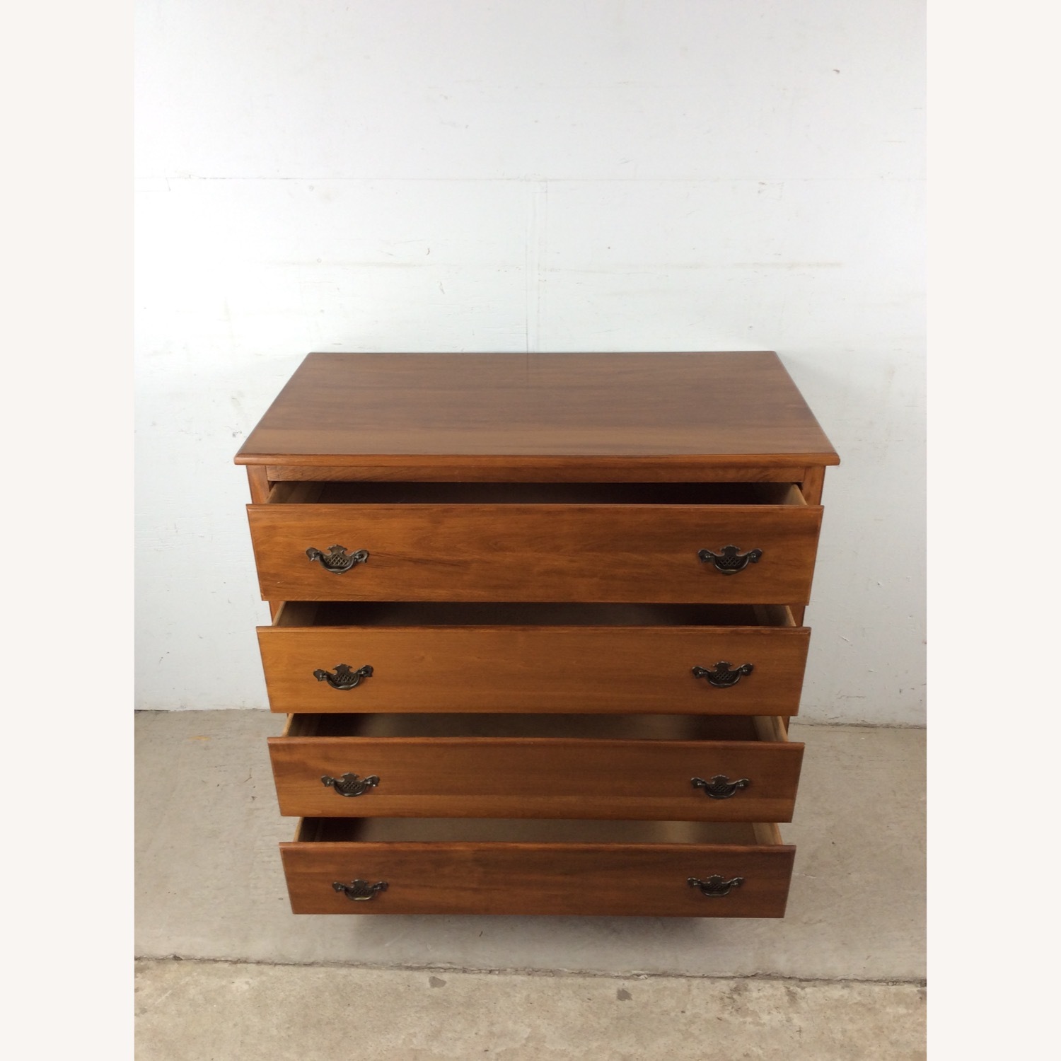 Maple Chest of Four Drawers with Mirror - image-16