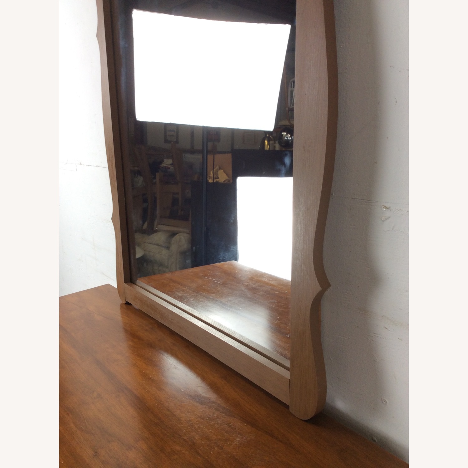 Maple Chest of Four Drawers with Mirror - image-26