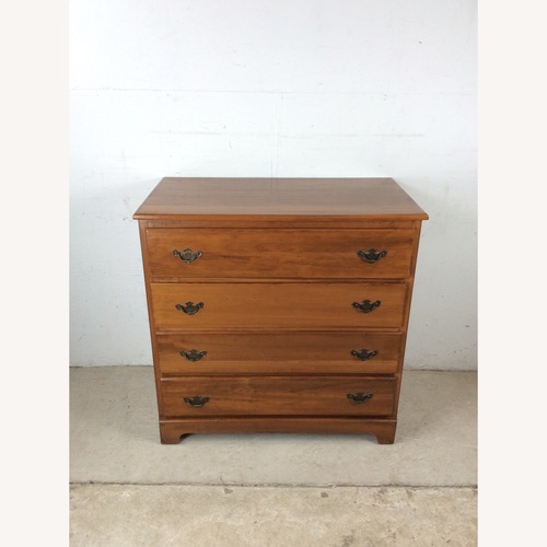 Used Maple Chest of Four Drawers with Mirror for sale on AptDeco