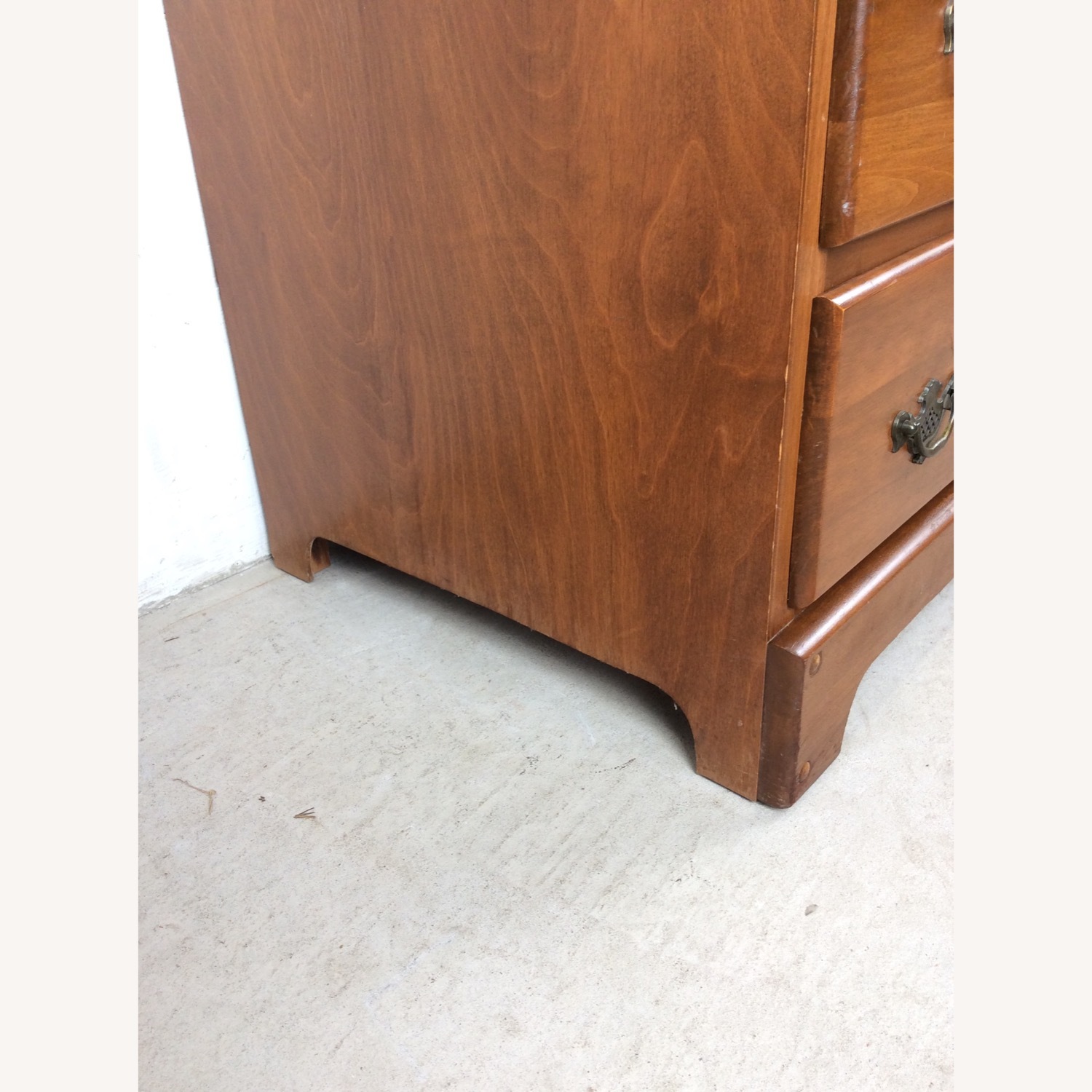 Maple Chest of Four Drawers with Mirror - image-13