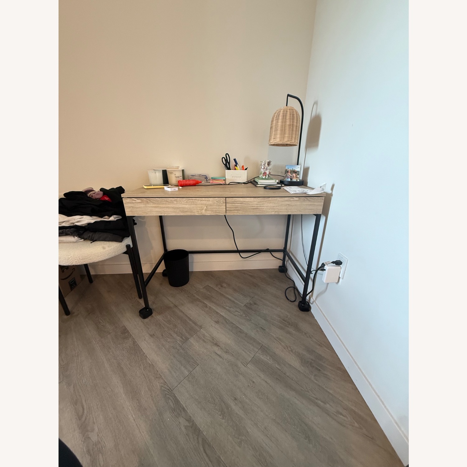 Target Loring Wood Writing Desk - image-1