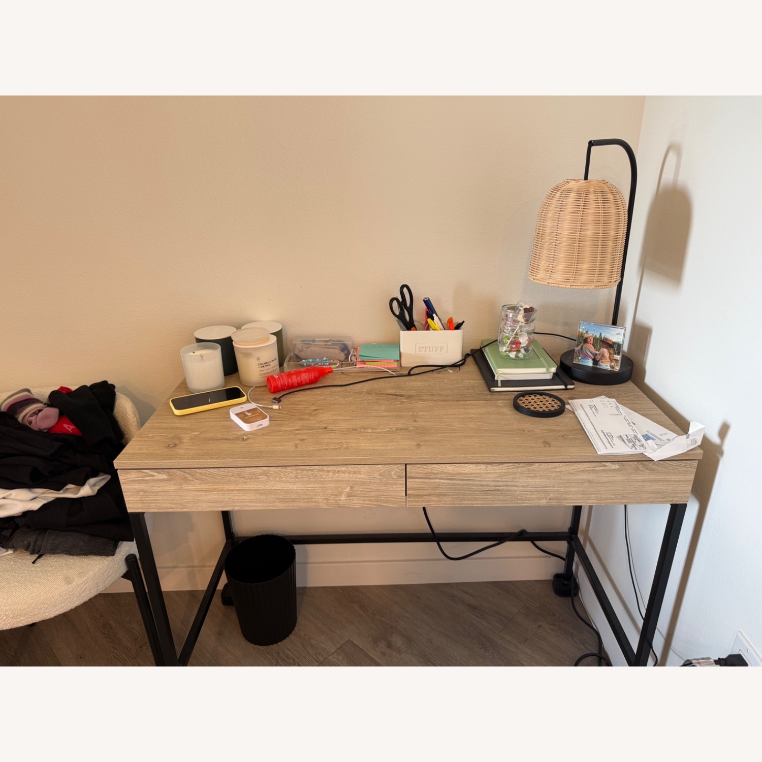 Target Loring Wood Writing Desk - image-2