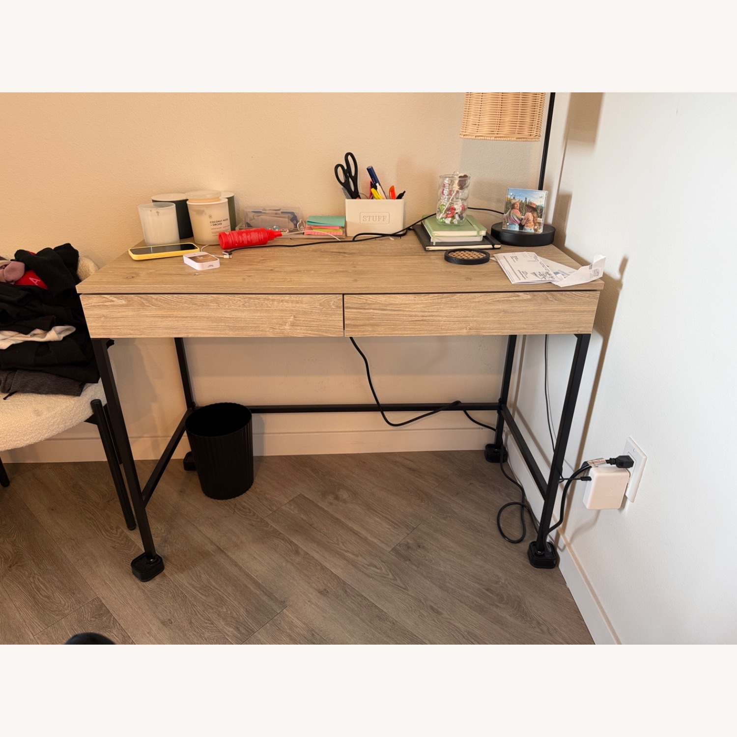 Target Loring Wood Writing Desk - image-3