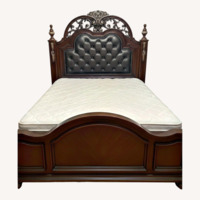Dark Brown Queen Bed