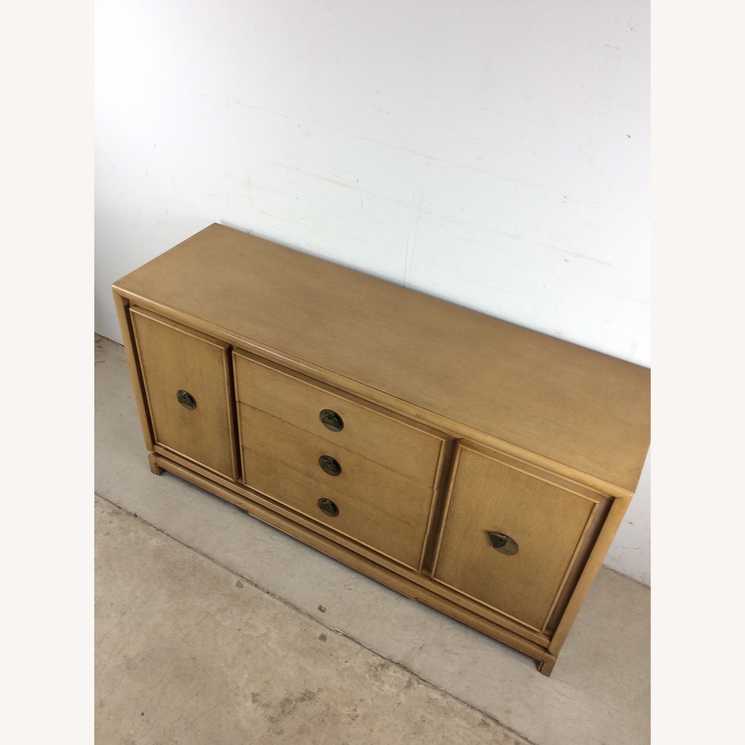 Mid Century Credenza with Limed Oak FInish - image-2