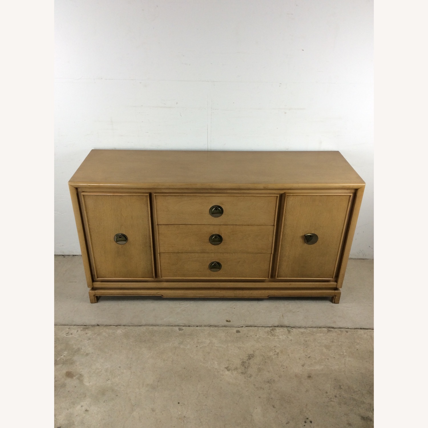 Mid Century Credenza with Limed Oak FInish - image-1