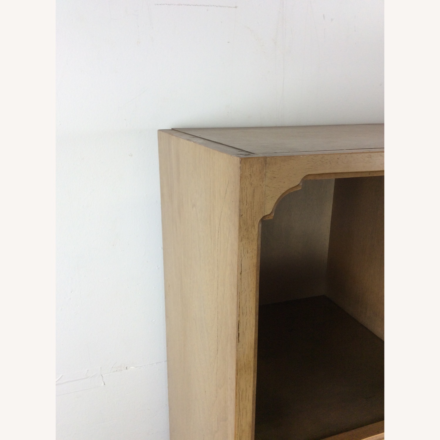 Mid Century 2 Pc China Cabinet with Limed Finish - image-12