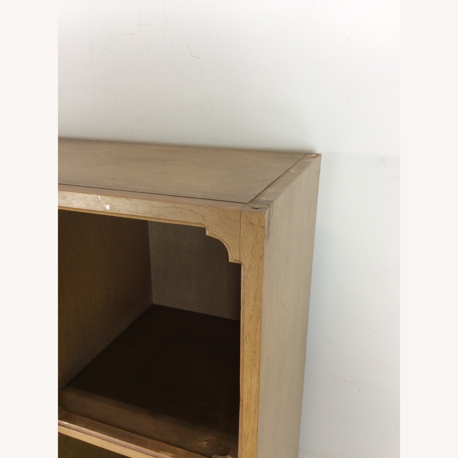 Mid Century 2 Pc China Cabinet with Limed Finish - image-10