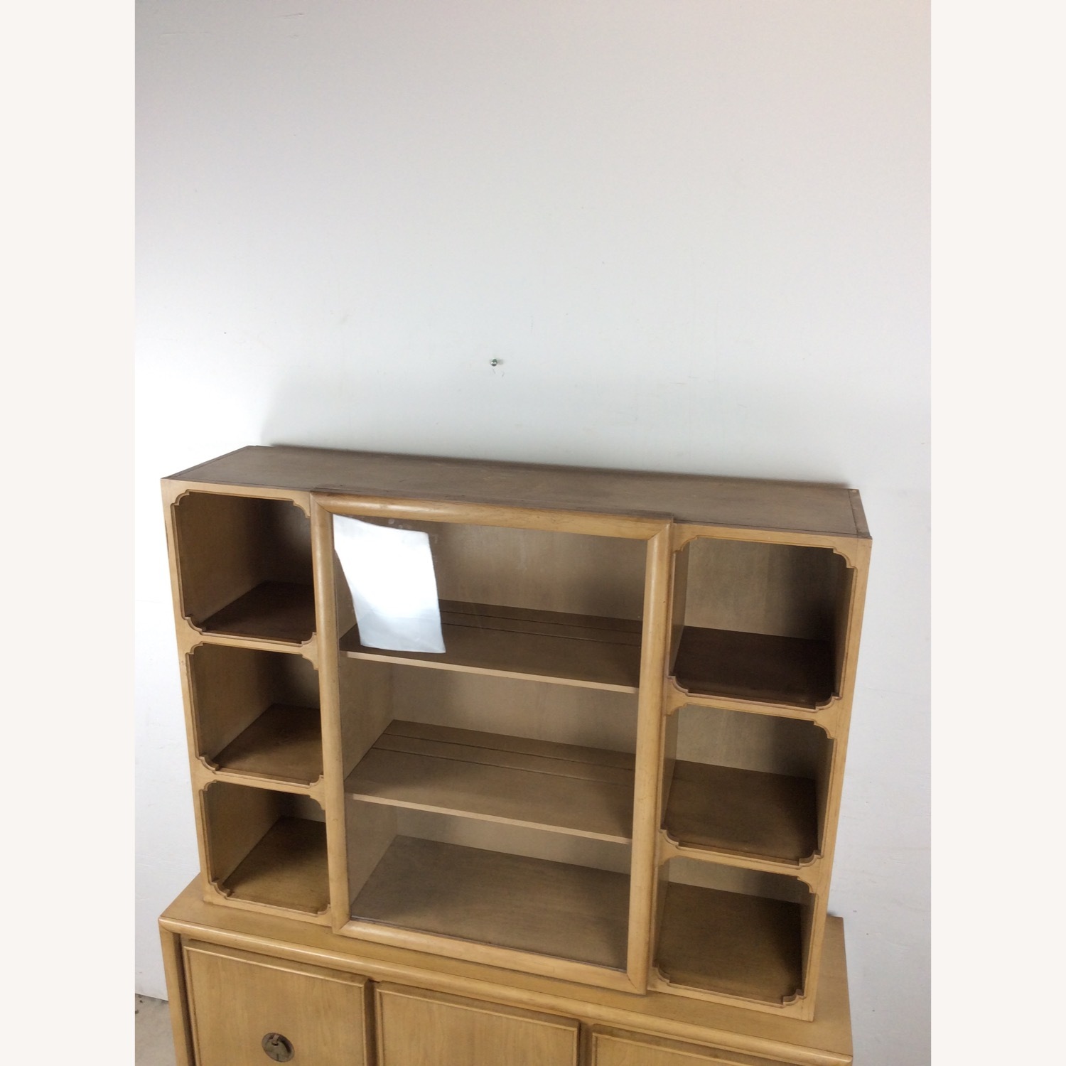 Mid Century 2 Pc China Cabinet with Limed Finish - image-9