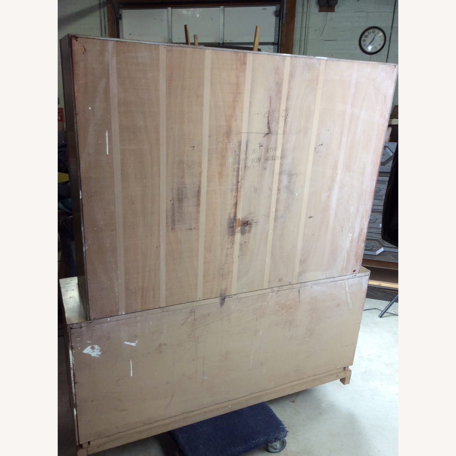 Mid Century 2 Pc China Cabinet with Limed Finish - image-38