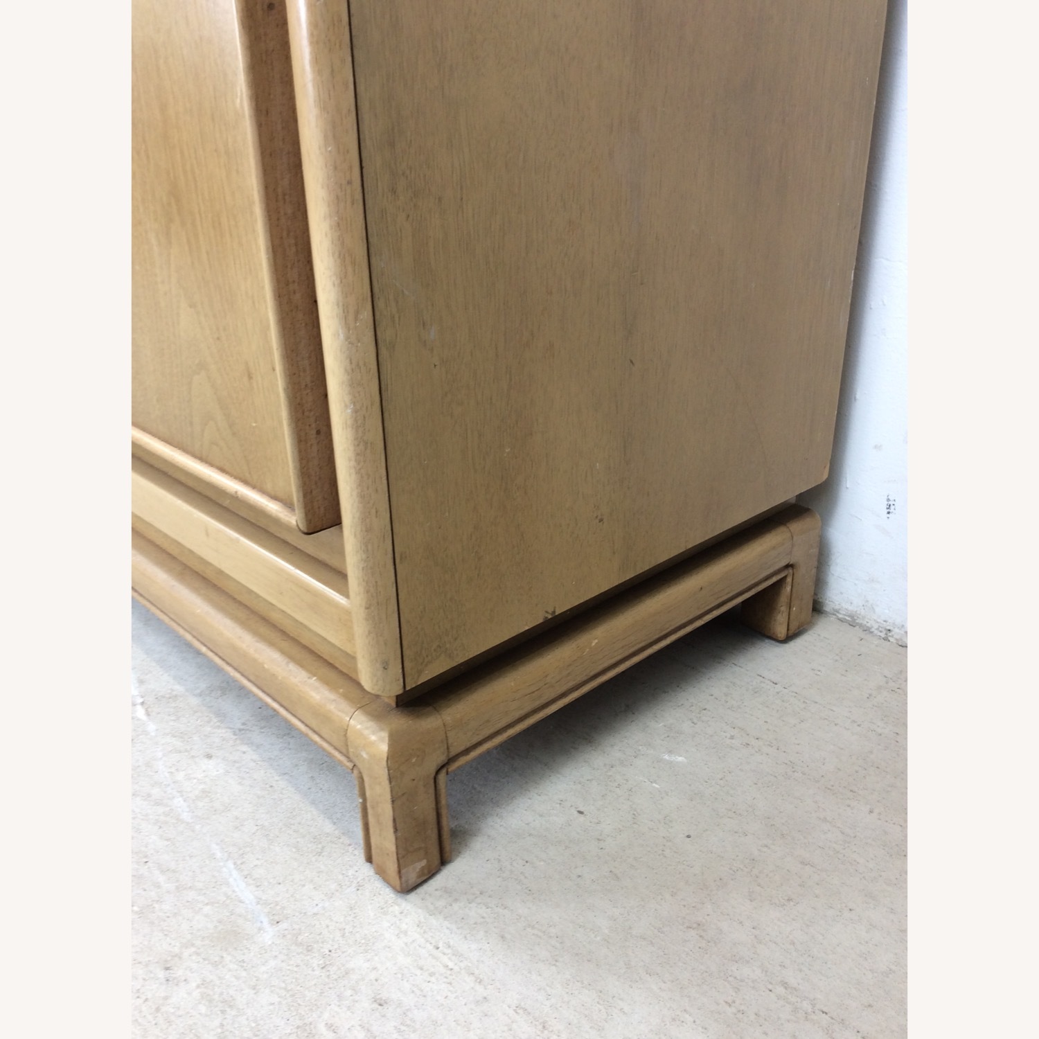 Mid Century 2 Pc China Cabinet with Limed Finish - image-17