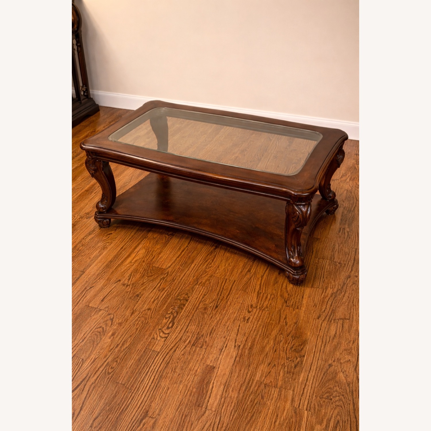 Ashley Furniture Dark Brown Coffee Table - image-2