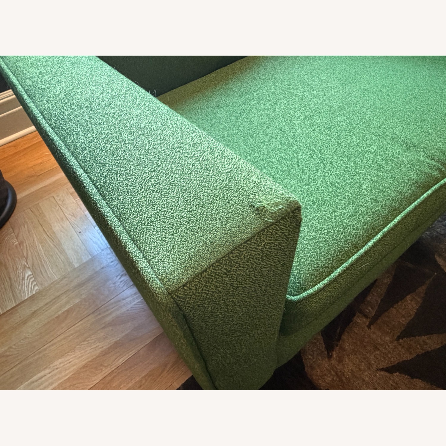 Design Within Reach Bantam Green Fabric Armchair - image-2