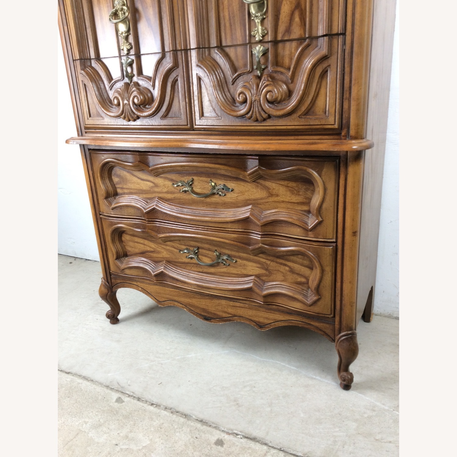 Mid Century French Provincial Style Highboy - image-7