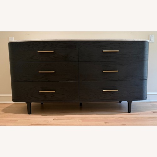 Used Arhaus Danny Black Wood Dresser for sale on AptDeco
