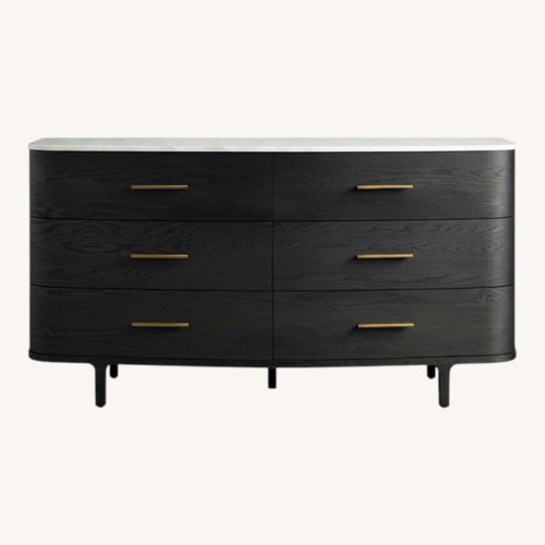 Used Arhaus Danny Black Wood Dresser for sale on AptDeco
