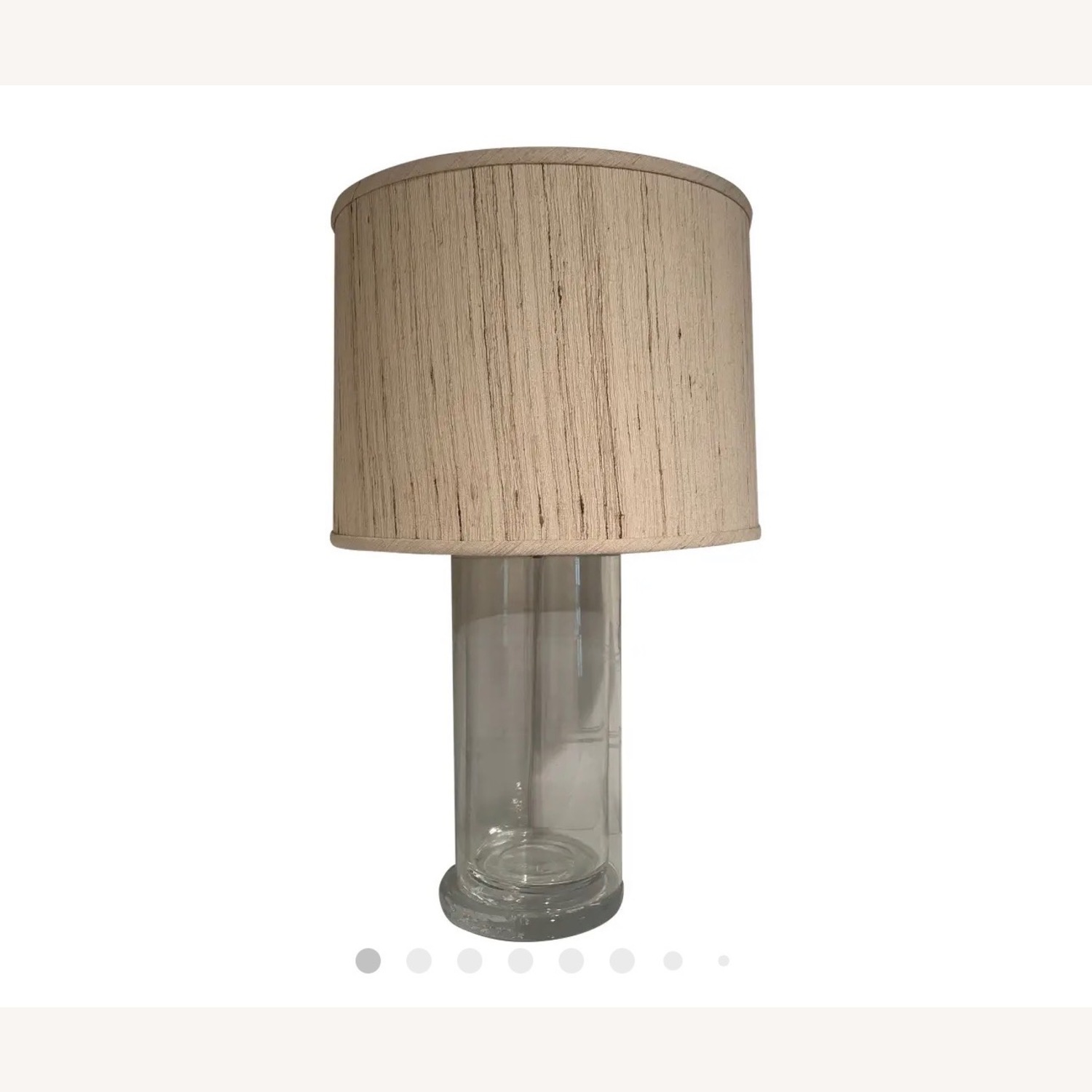Simon Pearce Transparent Glass Table Lamp - image-1