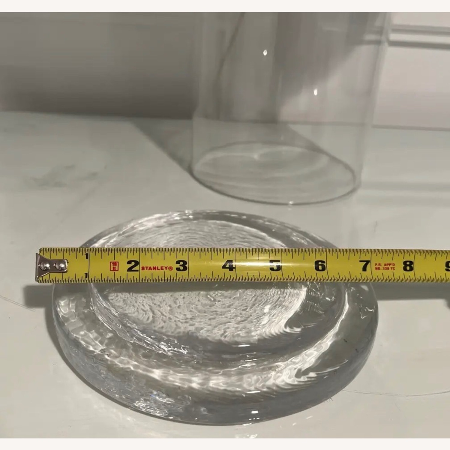 Simon Pearce Transparent Glass Table Lamp - image-7