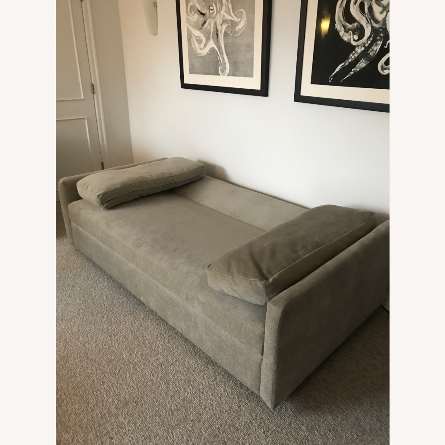 West Elm Convertible Clara Storage Futon - image-4