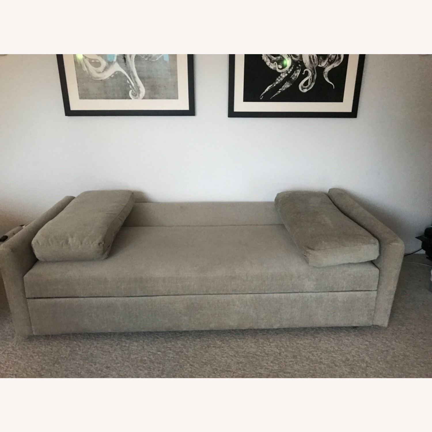 West Elm Convertible Clara Storage Futon - image-5