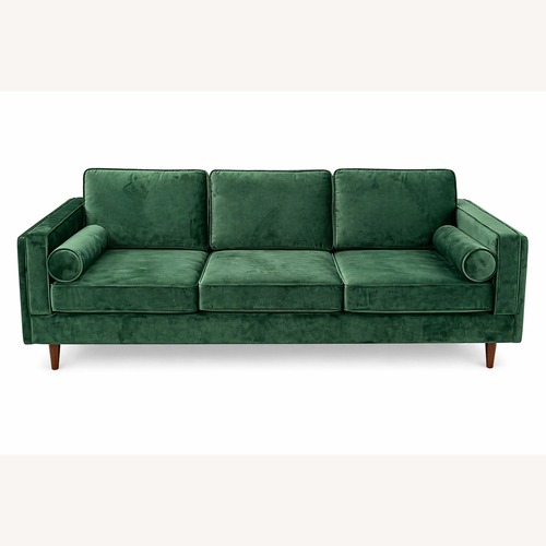 Used Green Velvet 3+ Seater Sofa for sale on AptDeco