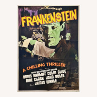 Frankenstein Poster Wall Art