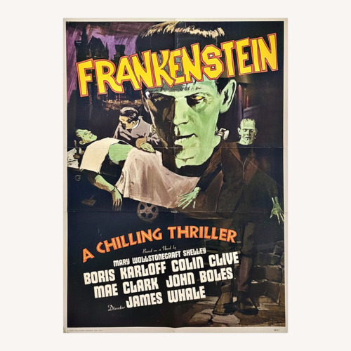 Used Frankenstein Poster Wall Art for sale on AptDeco
