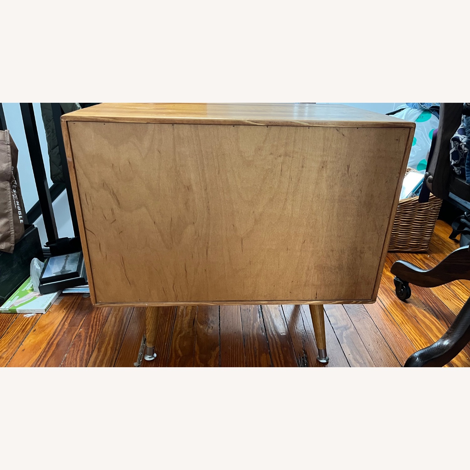 Mid Century Inspired Record Storage Cabinet - image-5