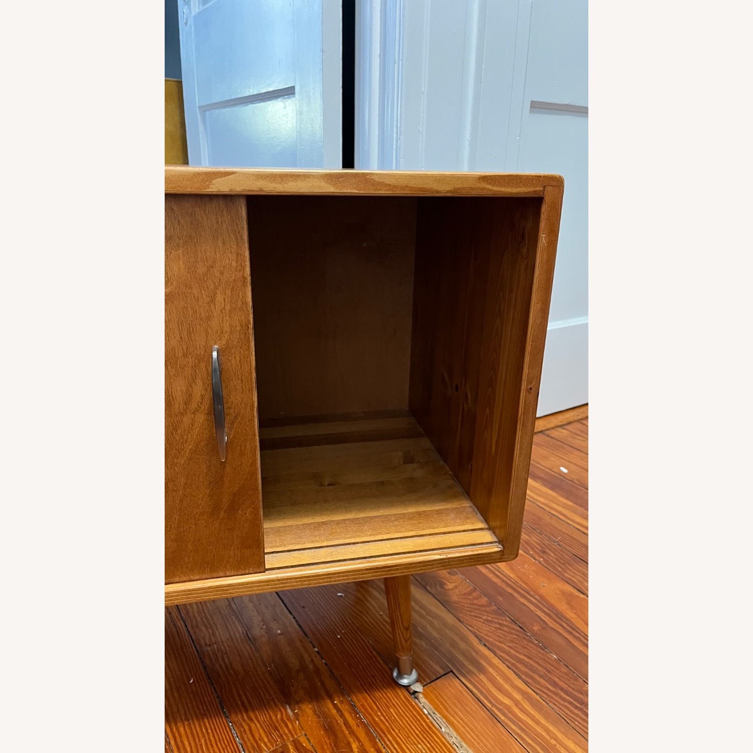 Mid Century Inspired Record Storage Cabinet - image-2