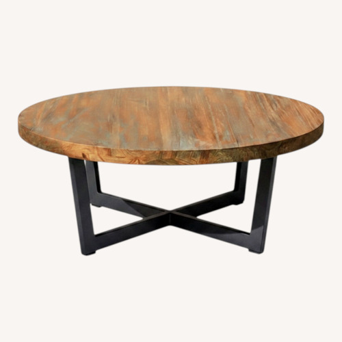 Used Article Toba Light Brown Wood Coffee Table for sale on AptDeco