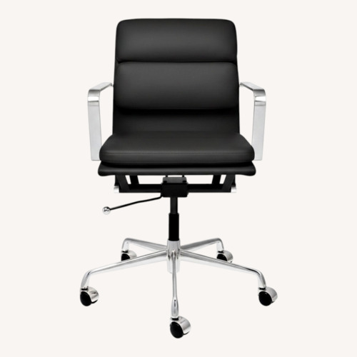 Used Black Leather Desk Chair for sale on AptDeco