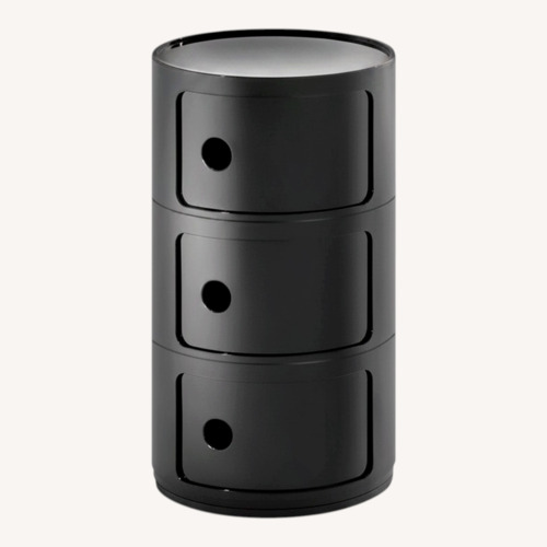 Used Kartell Componibili 3-Tier Storage, Black for sale on AptDeco