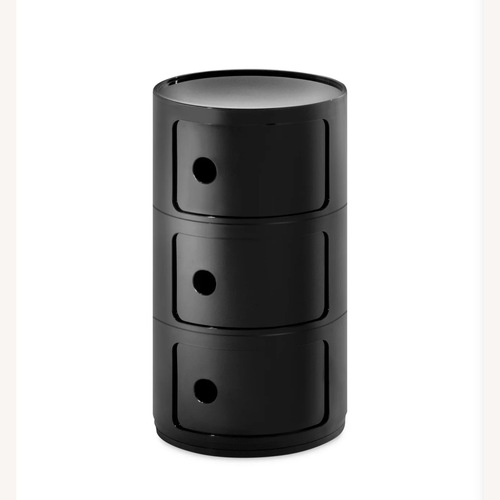 Used Kartell Componibili 3-Tier Storage, Black for sale on AptDeco