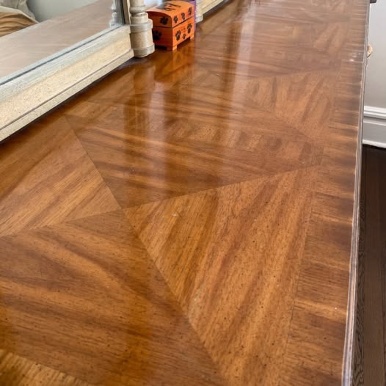 Vintage/Antique French Provincial Wood Dresser - image-1