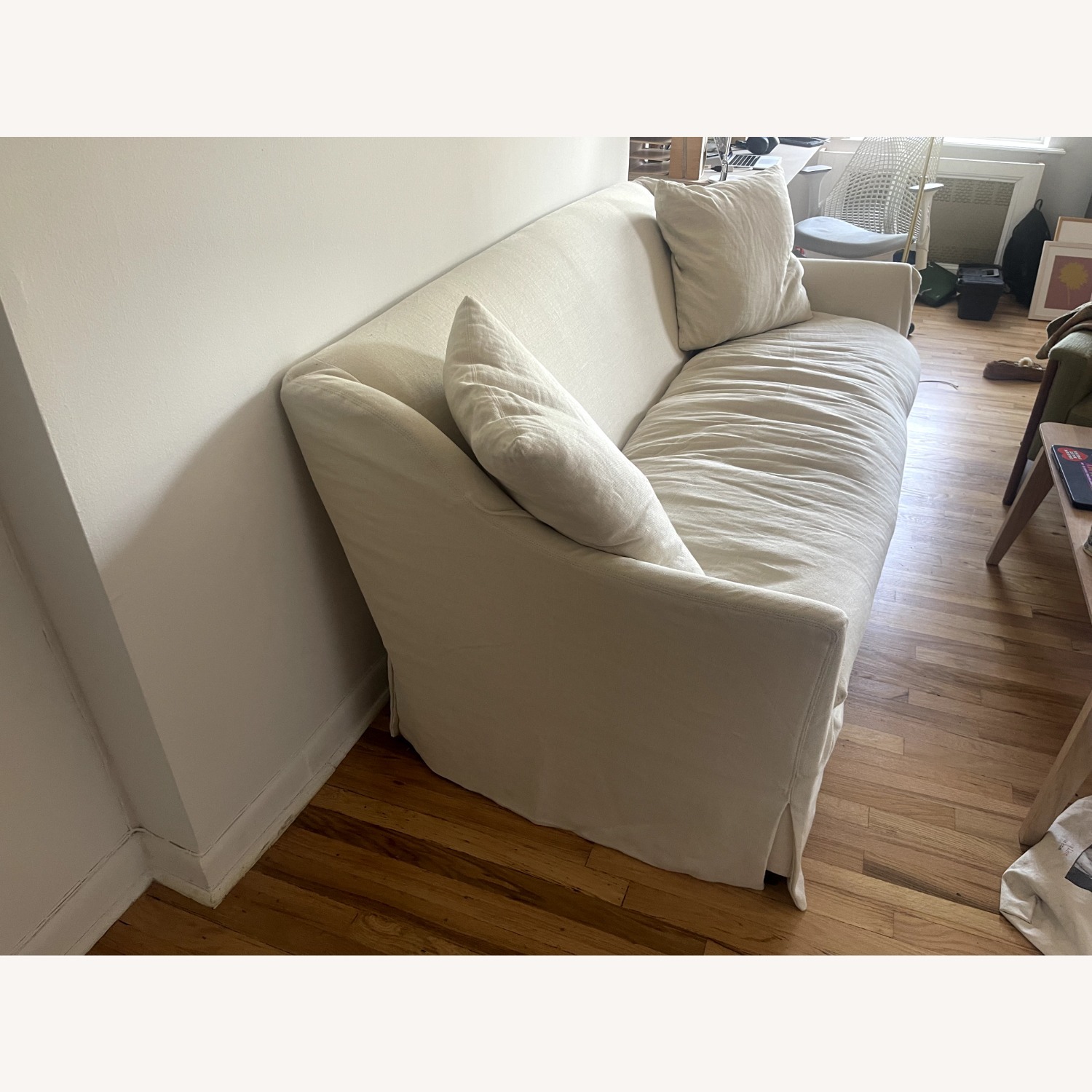 Jenni Kayne Natural Linen 2 Seater Sofa - image-3