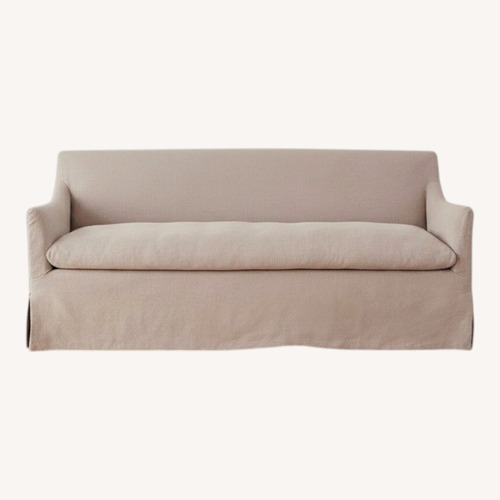 Used Jenni Kayne Natural Linen 2 Seater Sofa for sale on AptDeco
