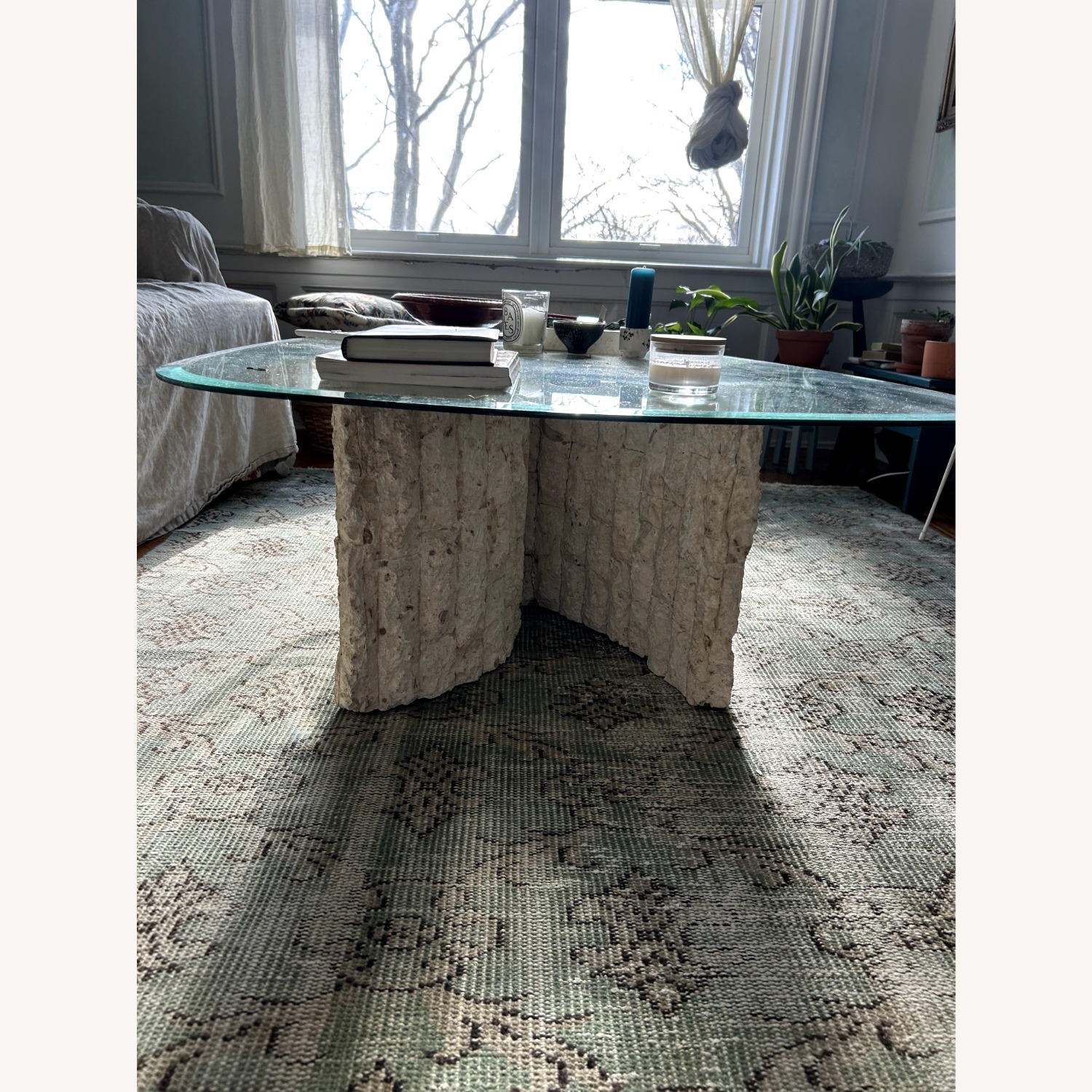 MCM Tessalated Glass Coffee Table - image-3