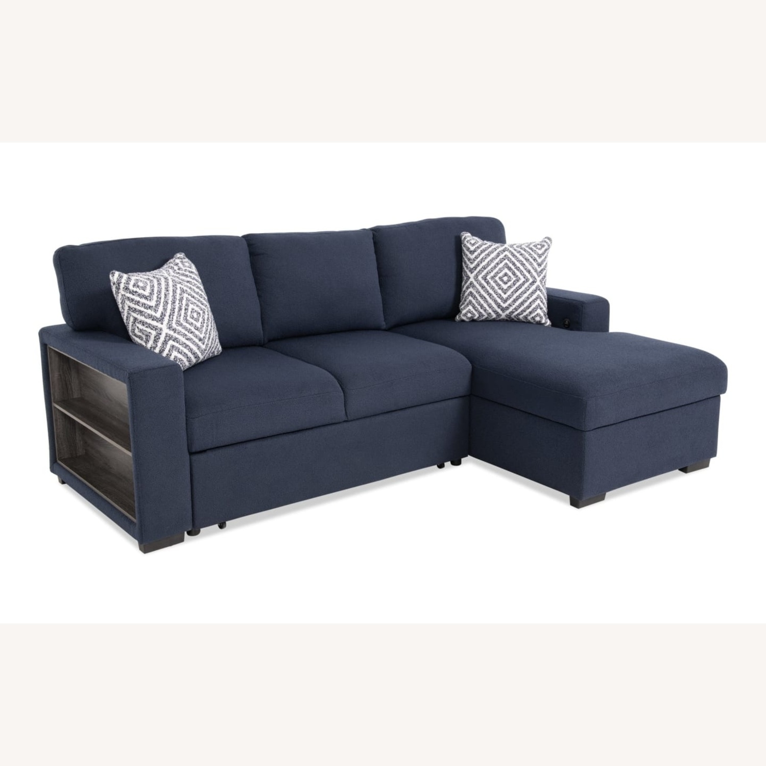 Bob's Discount Furniture Playday Pop-up Sleeper Chaise Sectional - image-5