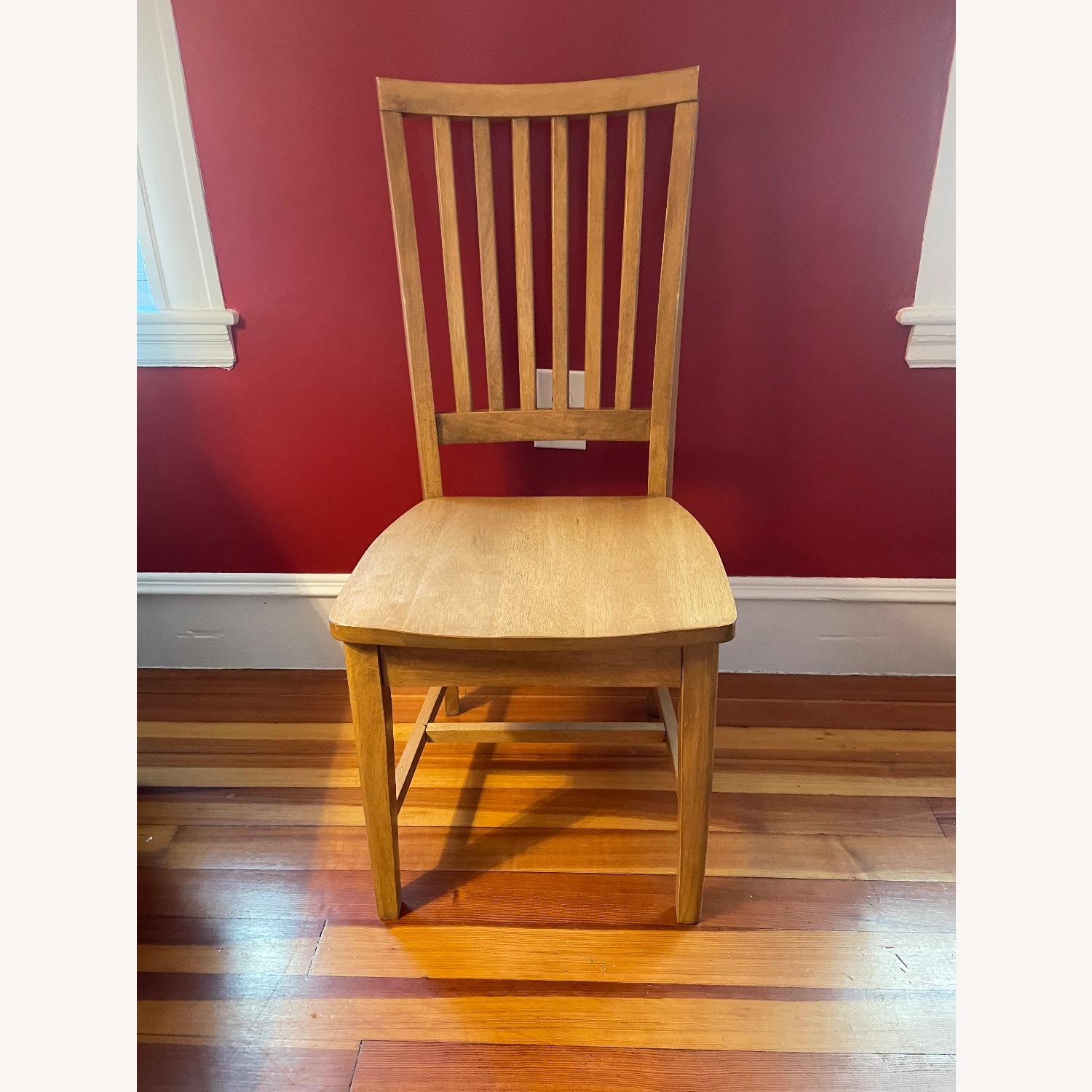 Natural Wood Dining Chairs - image-1