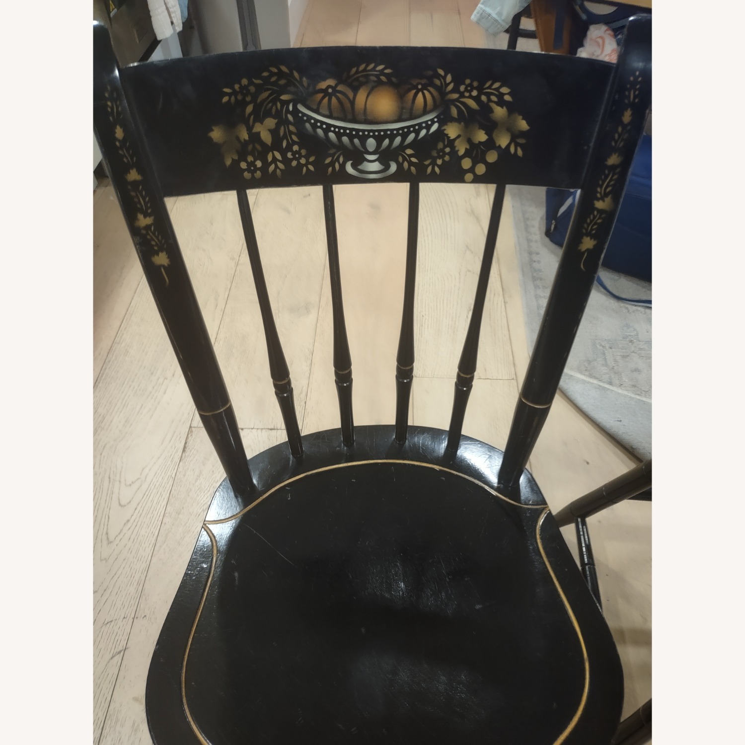 Nichols & Stone Black Wood Dining Chairs - image-2