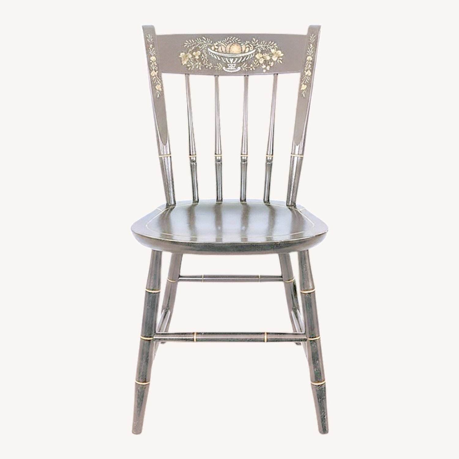 Nichols & Stone Black Wood Dining Chairs - image-0
