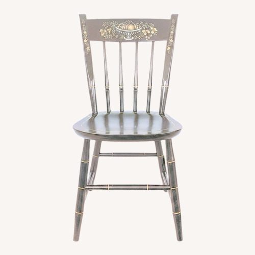 Used Nichols & Stone Black Wood Dining Chairs for sale on AptDeco