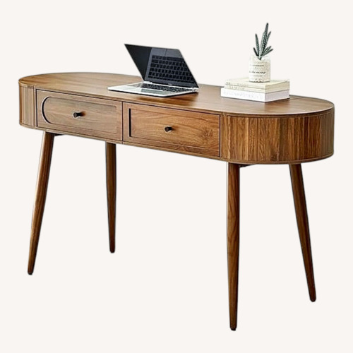 Used Mid-Century Dark Brown Desk for sale on AptDeco