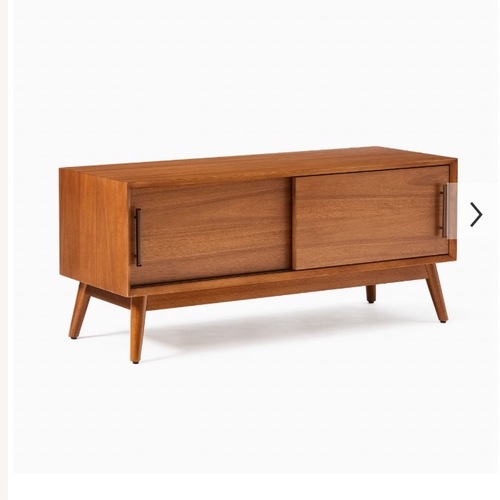Used West Elm Acorn Mid-Century Storage Bench for sale on AptDeco