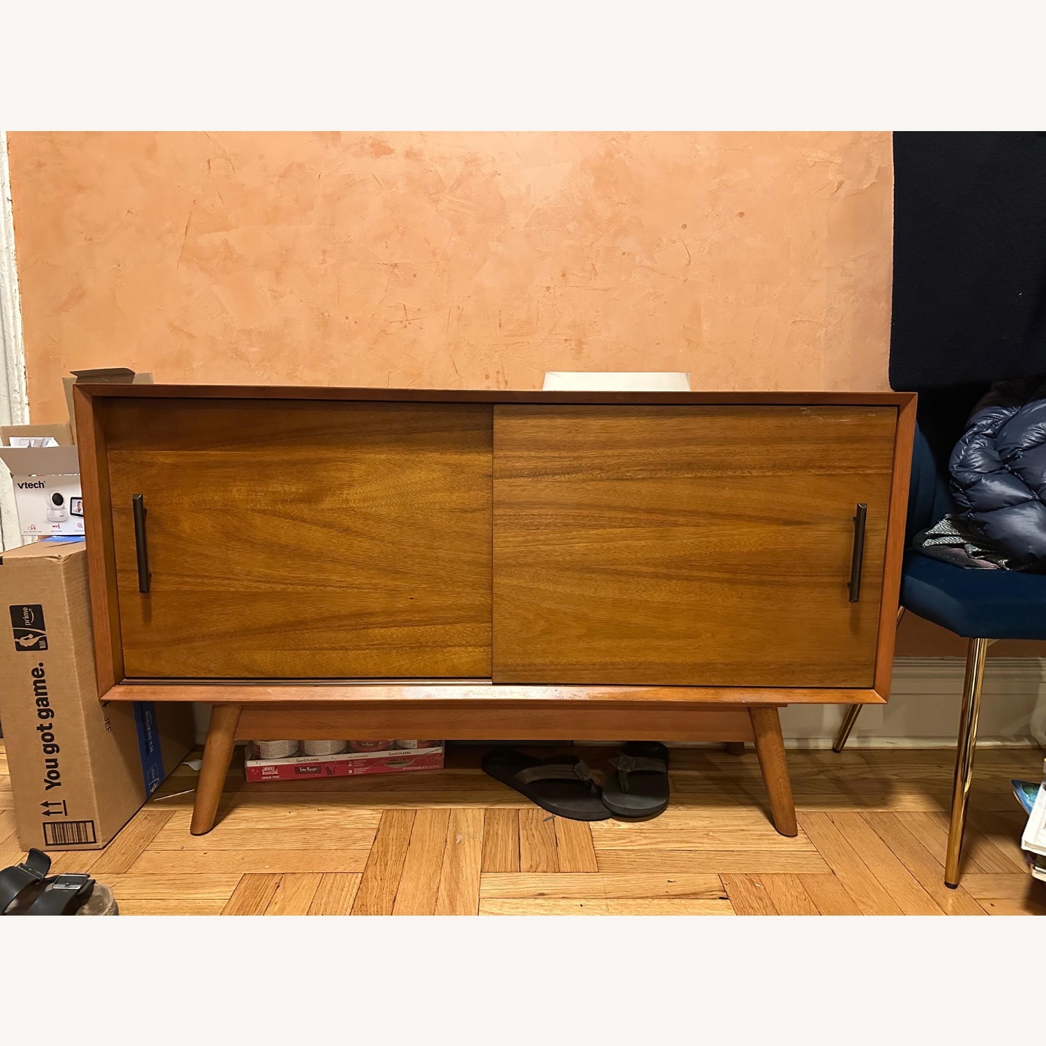 West Elm Acorn Mid-Century Storage Bench - image-2