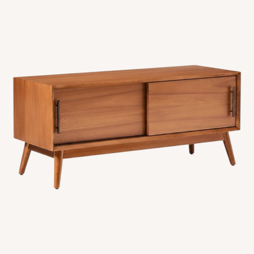 Used West Elm Acorn Mid-Century Storage Bench for sale on AptDeco